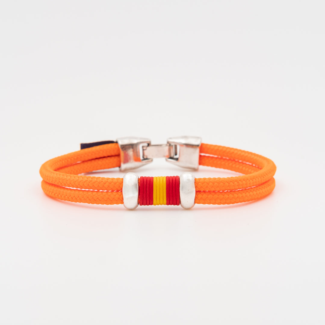 PULSERA LA LÍNEA - NARANJA FLÚOR